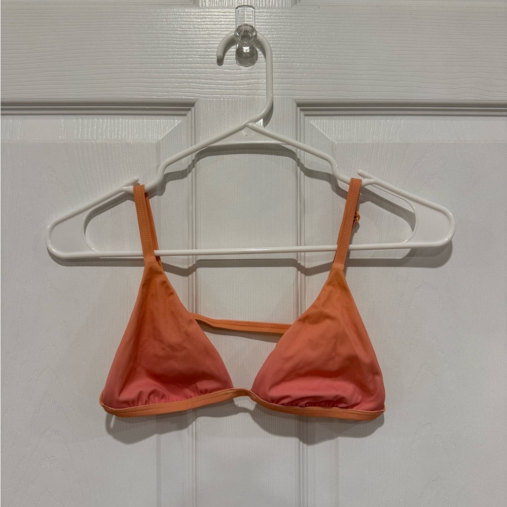 PacSun Orange Bikini Triangle Top